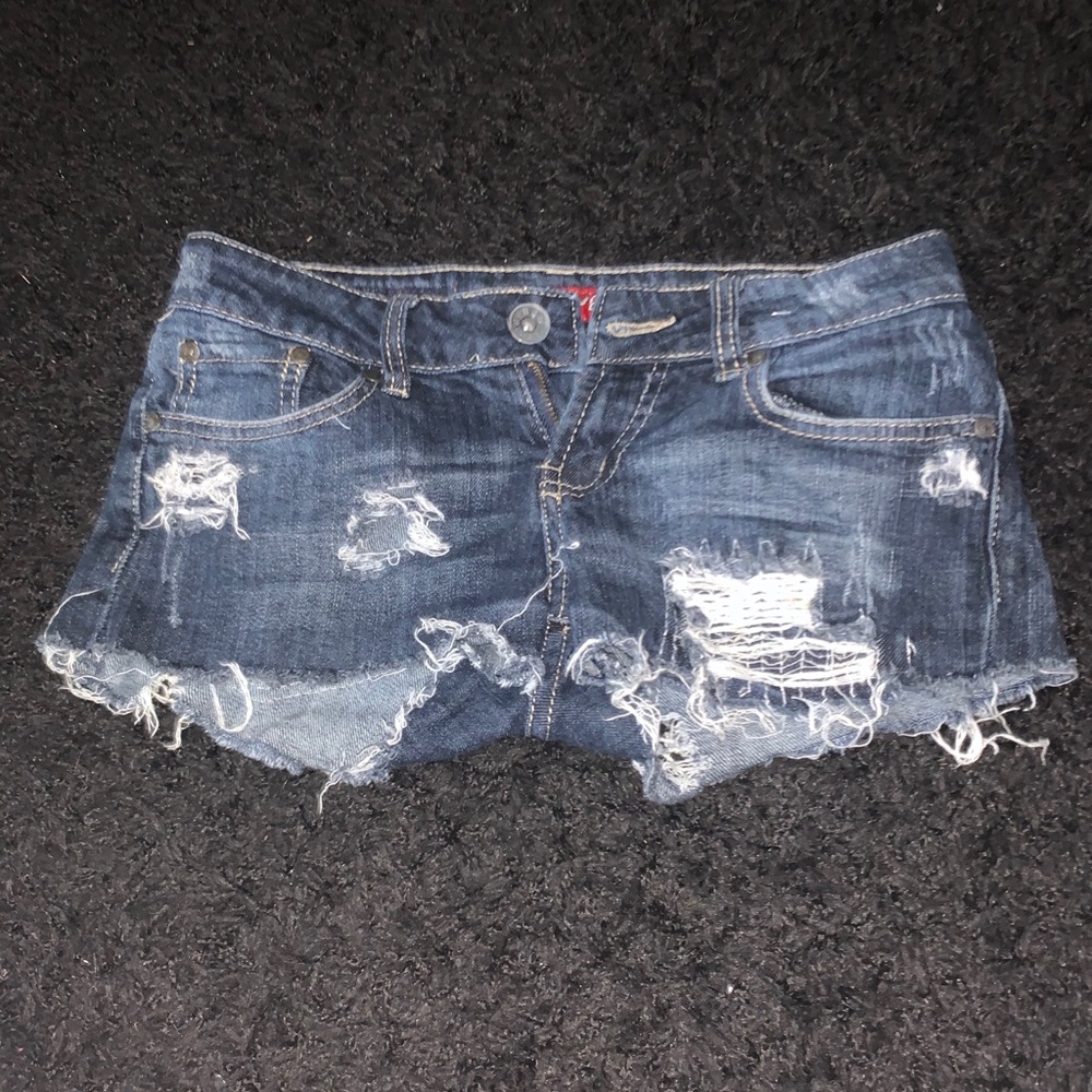 RED VELVET BOOTY SHORTS